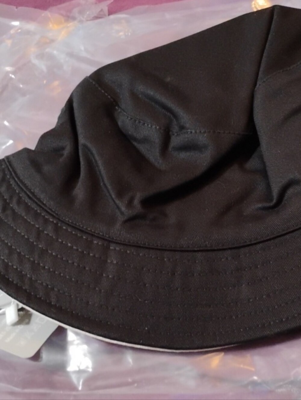 Men's Black Bucket Hat - Casual Outdoor Hat